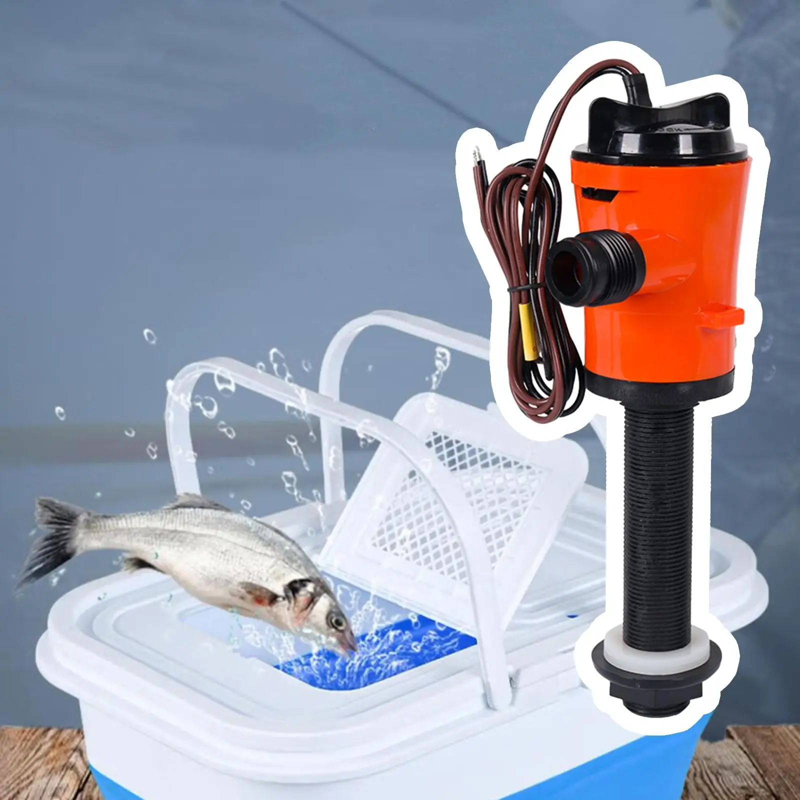 

Livewell Pump Easy Installation Accessory Direct Replaces Boat Aerator Pump