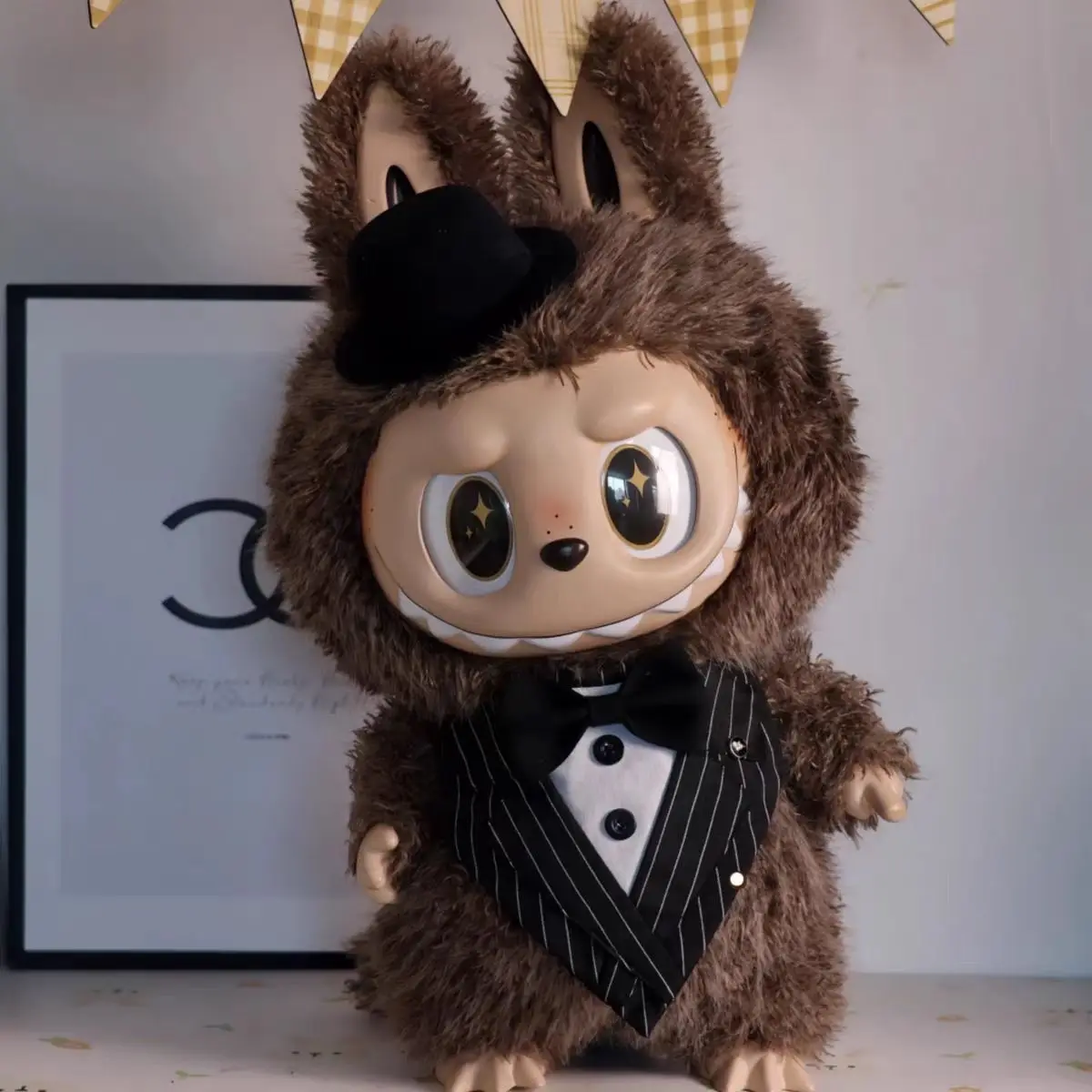 For 58cm Labubu Doll Wedding Clothes Set luxury Cute design Zimomo Advanced clothes designer labubu senior fashion brand Gift