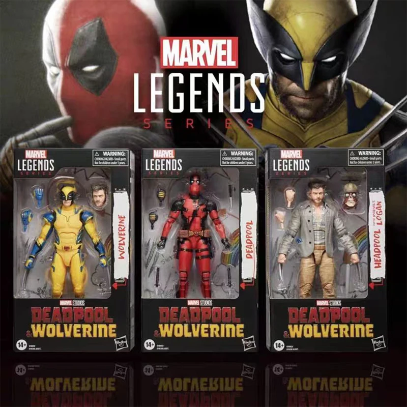 

Hasbro Marvel Legend Series Deadpool & Wolverine 6-inch Moving Doll Figure Gift Toy Collection