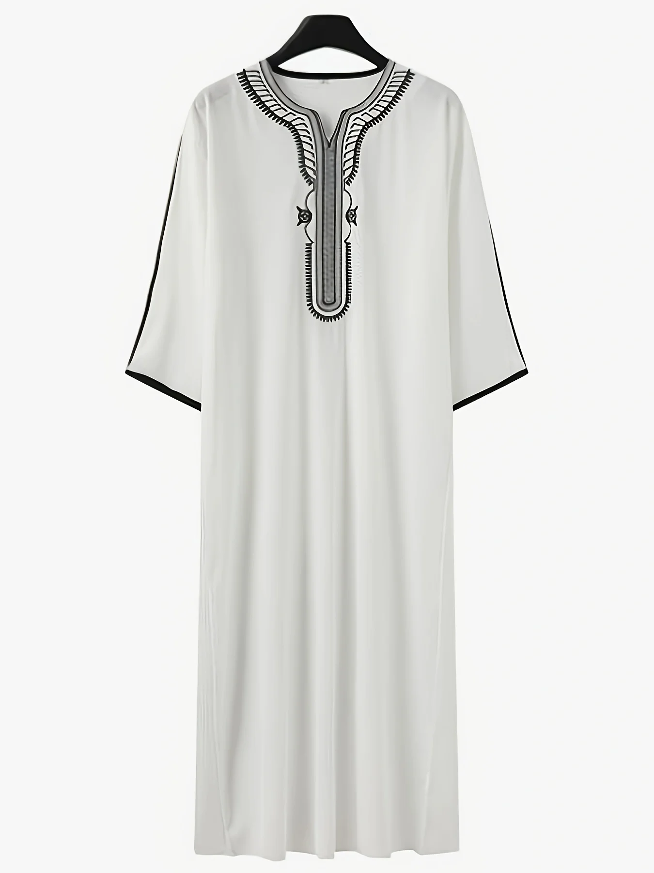 Middle East V-neck robe, V out of a different exotic style, interpretation of mysterious style