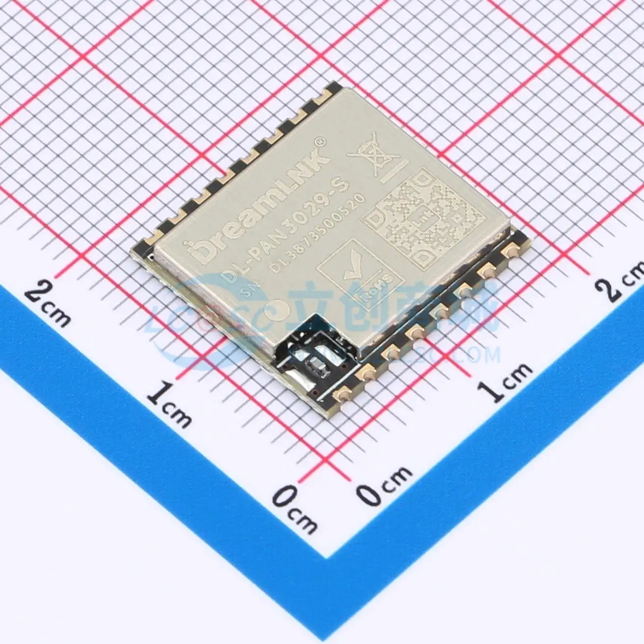 3pcs DL-PAN3029-S-868S SMD 17.1x16.1mm transceiver 868MHz 20dBm RF Wireless Communication Module for Smart Home System
