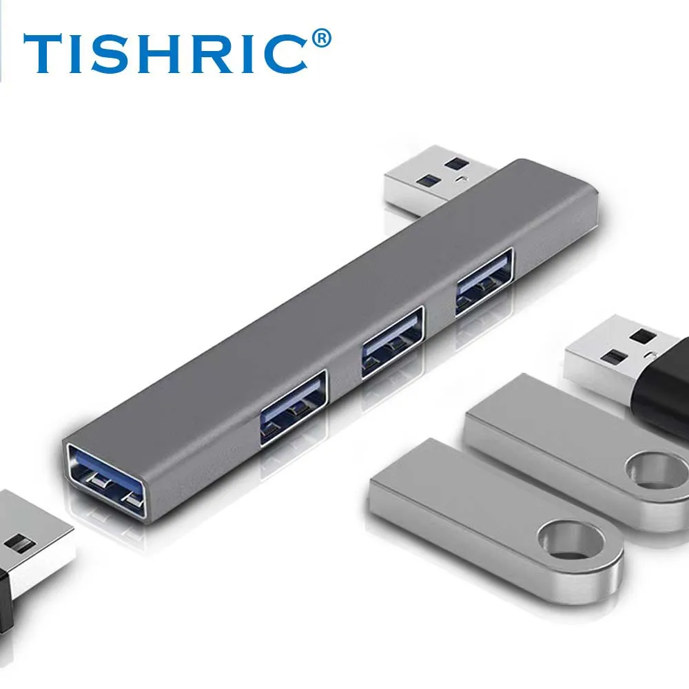 TISHRIC Type C/USB3.0 HUB To USB 2.0 USB 3.0 Splitter Adapter OTG Extender Docking Station For Laptop Computer PC Mobile Phone