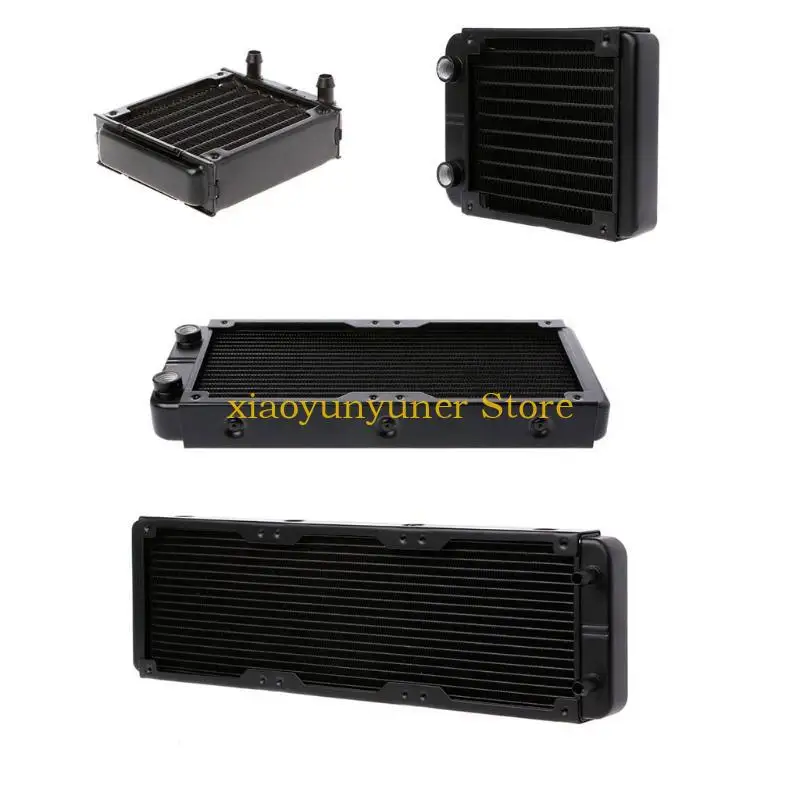 P9JB PC Water Cooling Aluminum Radiator 240mm For Computer 2x120mm Fans CPU Cooler Heat Sink