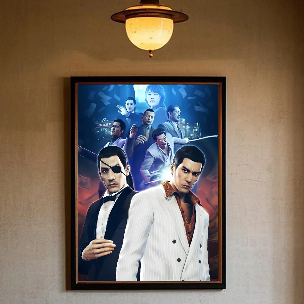 ملصق لعبة Yakuza Like a Dragon عالي الدقة على الحائط اللاصق المقاوم للماء وغرفة المعيشة المنزلية وغرفة النوم والديكور الجمالي