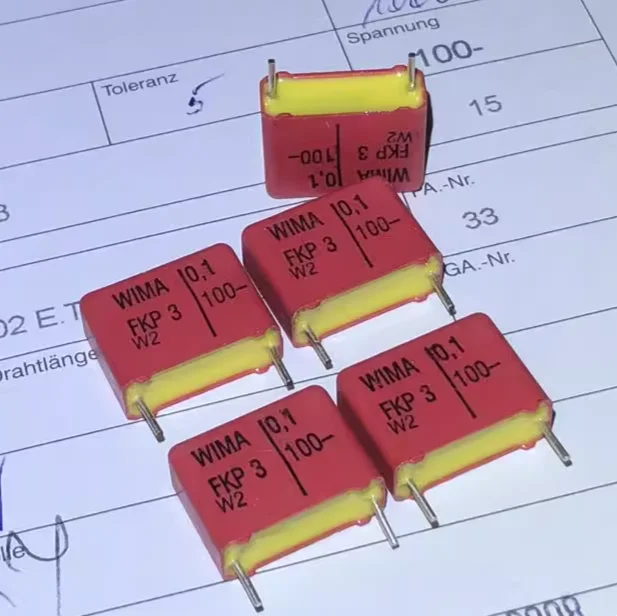 

10pcs/lot Original German WIMA FKP3 series 0.1UF 100V 7x14x18mm P:15mm audio tin foil coupling capacitor free shipping