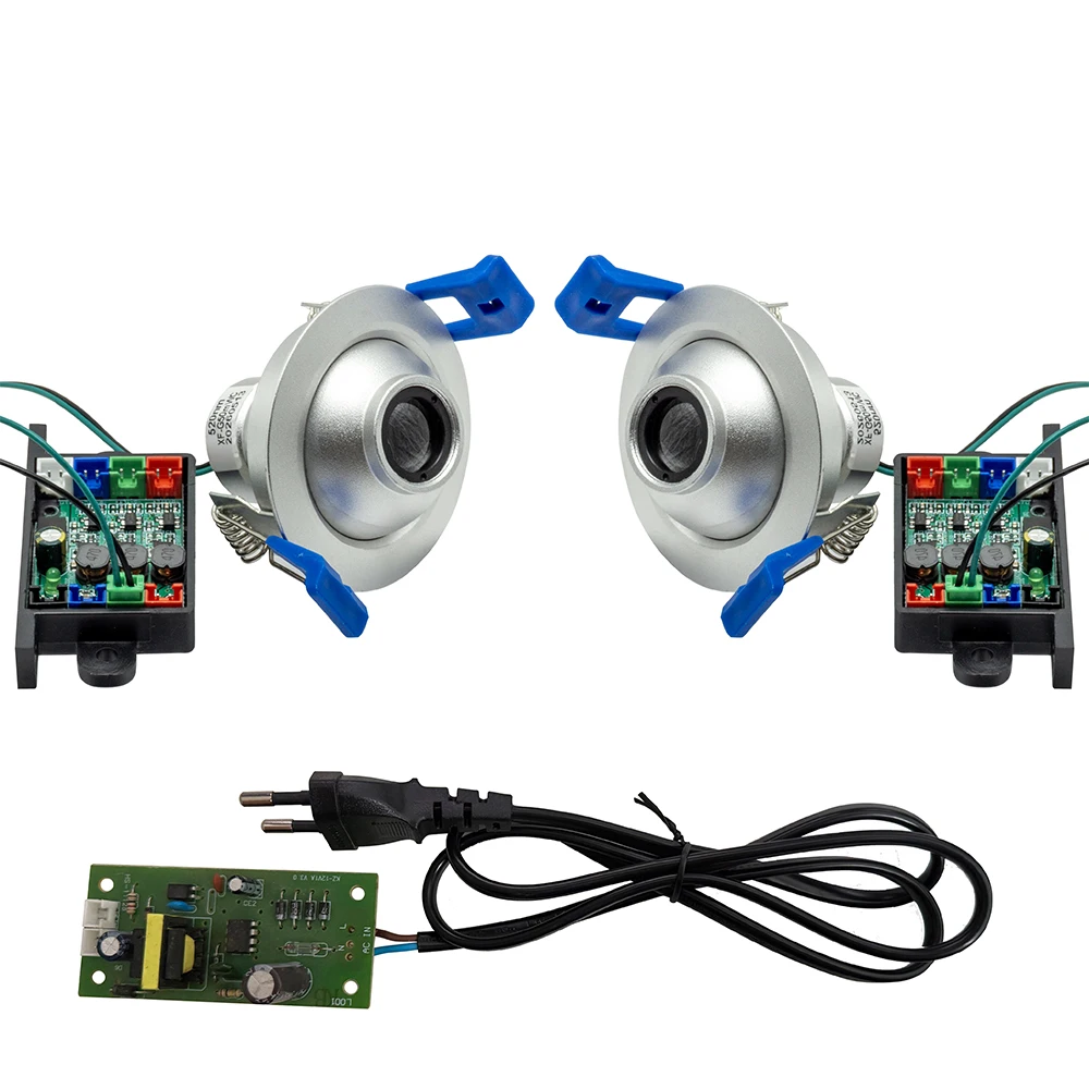 50Mw 200Mw 300Mw Red Green Blue Embedded Laser Rain Curtain Coarse Beam Green Light Bar Performing Stage Lamp Module Accessories