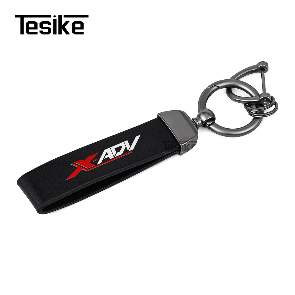 

For Honda XADV 750 Keychain X ADV 350 Key Ring X-ADV 150 Key Holder High-Grade leather Keyring Motorcycle Key Chain