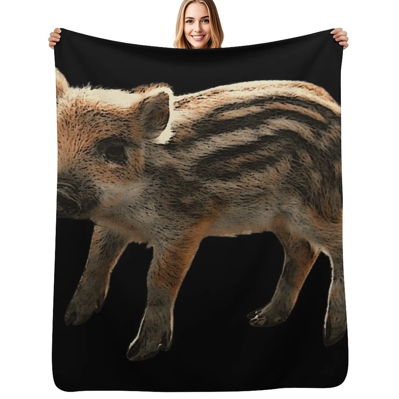 

Piglets, wild boars, cute pig designs, adorable animal gifts Throw Blanket Luxury Thicken Soft Hair blankets ands Blankets