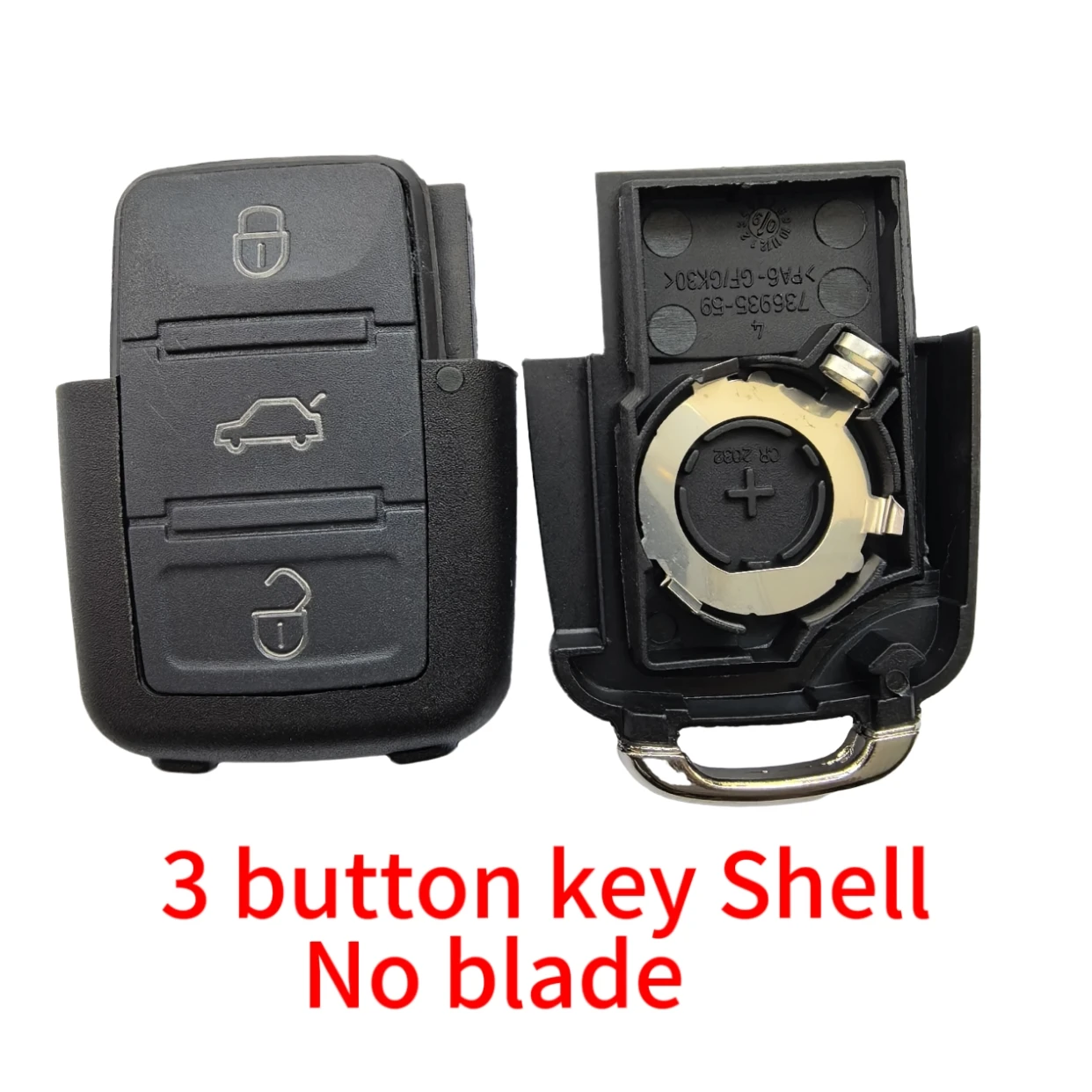 Jingxin 1J0959753P 3-Tasten 48-Chip ASK-434MHz Klappbarer Autoschlüssel für Volkswagen Beetle Golf Jetta Passat 2002-2005 1J0959753P – Detail 9