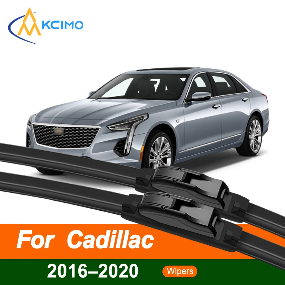 

For Cadillac CT6 2016–2020 CT6-V Front Wiper Blades Car Windscreen Windshield Window Wiper Accessories 2017 2018 2019