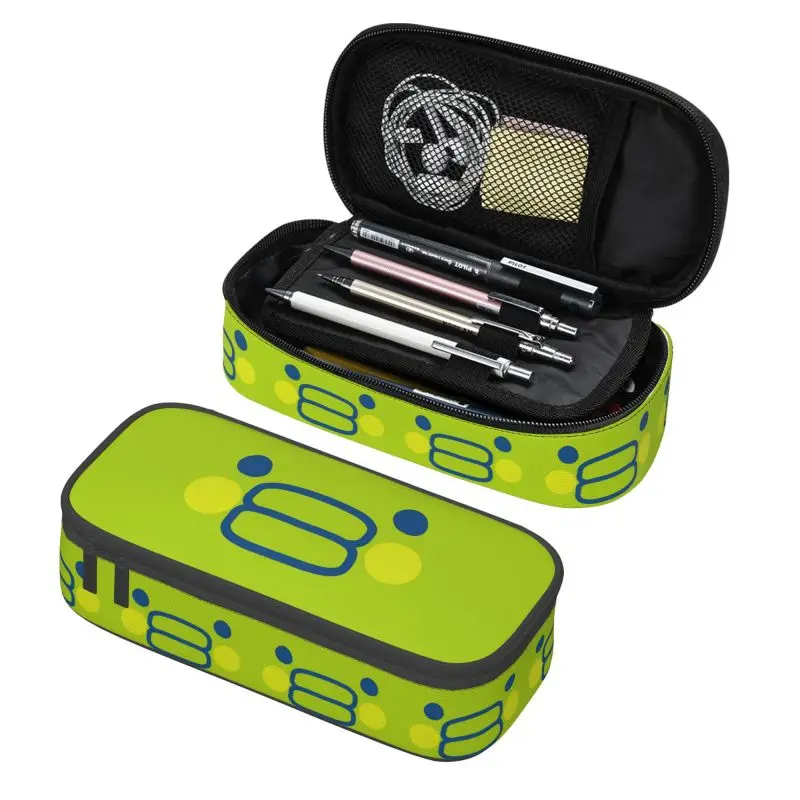 Individuelle Tamagotchi Cartoon Niedliche Federmäppchen für Mädchen und Jungen Großes Federmäppchen Schulbedarf