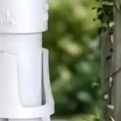 For Home Garden Wired Rain Sensor for Irrigation Timer Integration Weather Resistant Plastic Construction White
