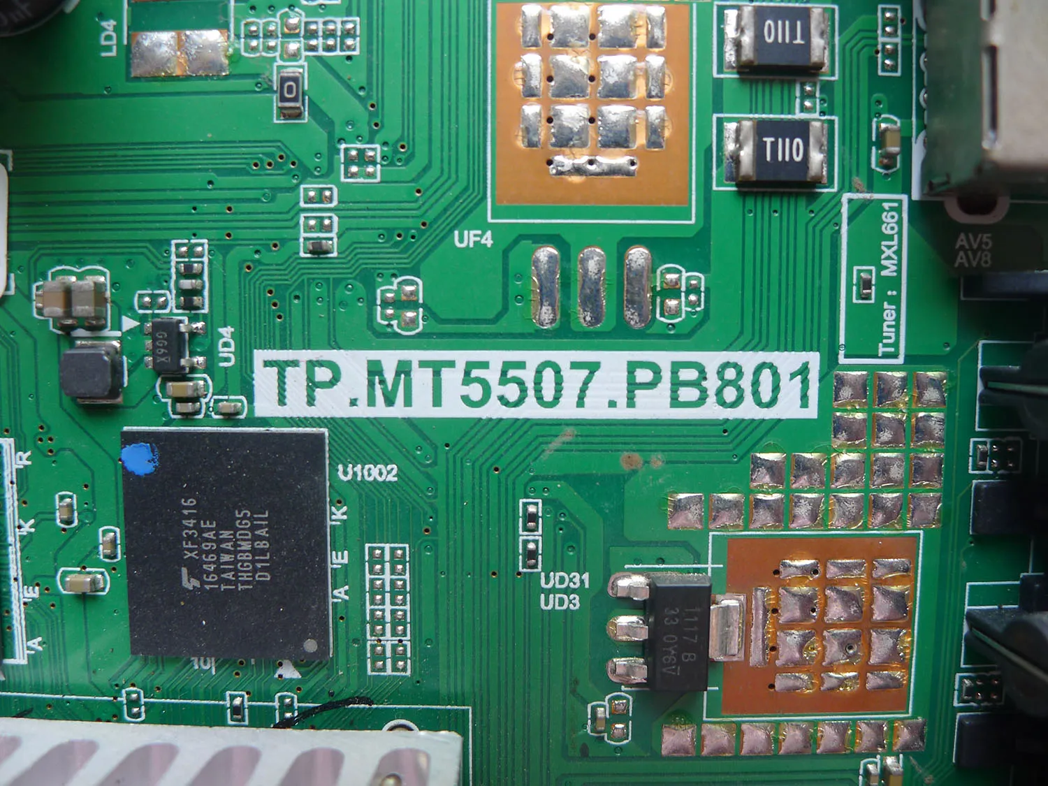 LED-32B760S TP.MT5507.PB801 72003658 test ok circuit board motherboard
