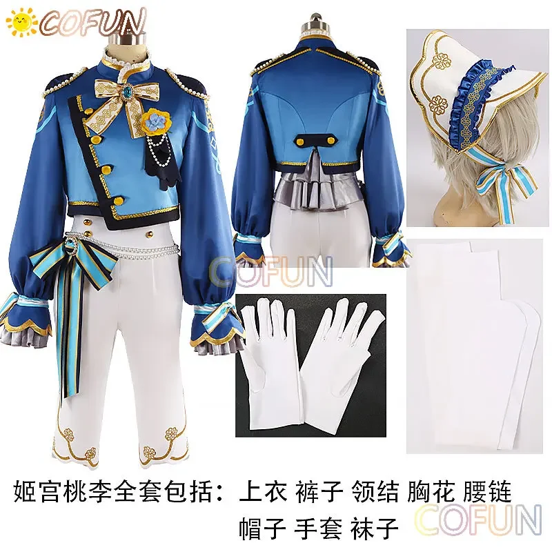 COFUN conjunto de estrellas traje Suou Tsukasa/Tomoe Hiyori/Tenshouin Eichi/Himemiya Tori Cosplay disfraz Halloween mujeres hombres