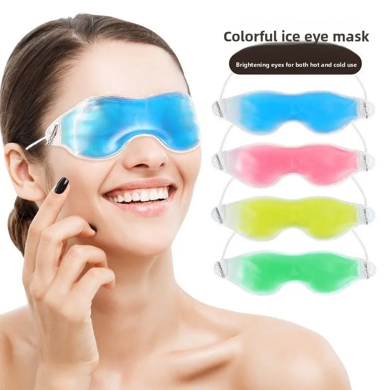 Ice Eyeshade Cover Cold Sleeping Eye Mask Compress Gel Eye Fatigue Relief Relaxation Remove Dark Circle Eye Shield Tools