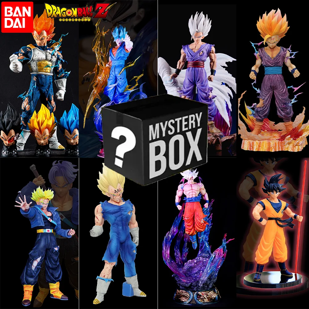 

Bandai New 5 - 30CM Dragon Ball Z Mystery Box Anime Figures Game Action Figure Blind Box Lucky Model Doll