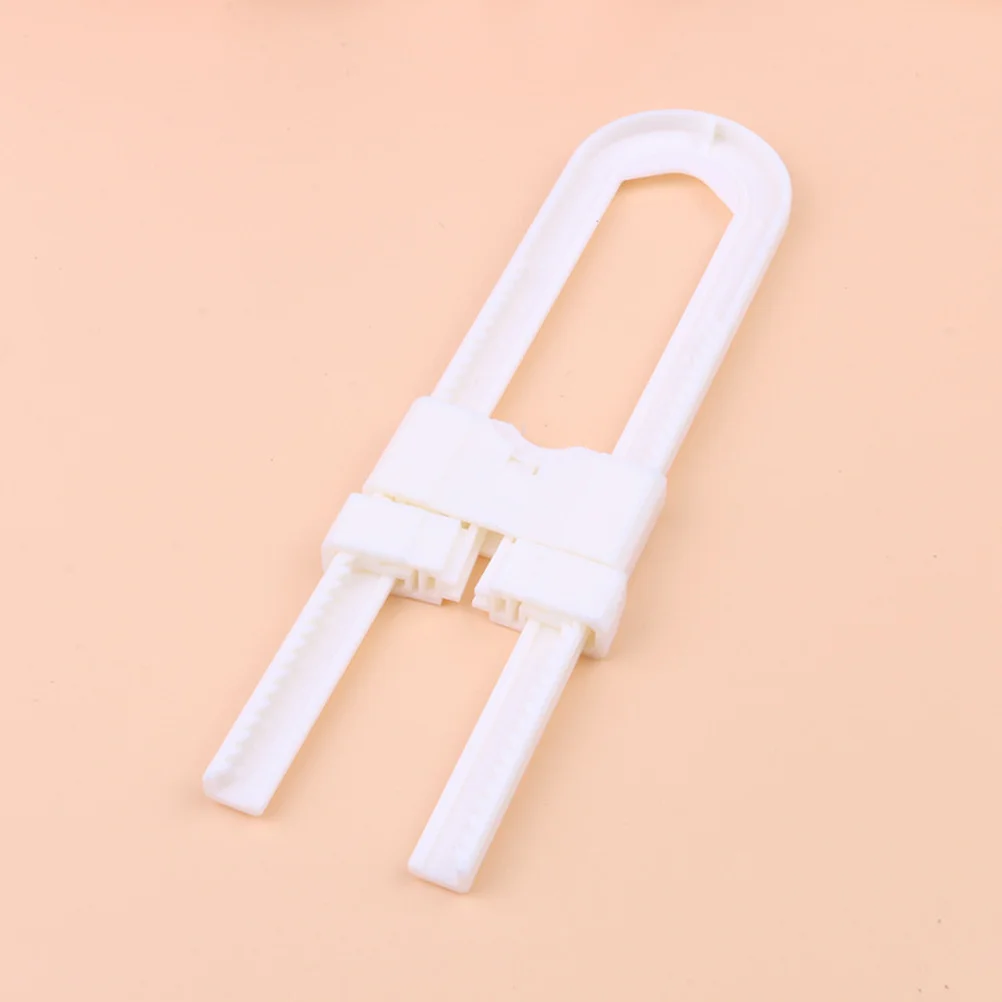 6 قطعة أقفال خزانة سلامة الطفل عالمية تناسب Upvc الأخشاب المركبة الأبواب النوافذ سهلة الاستخدام لا يتطلب أدوات