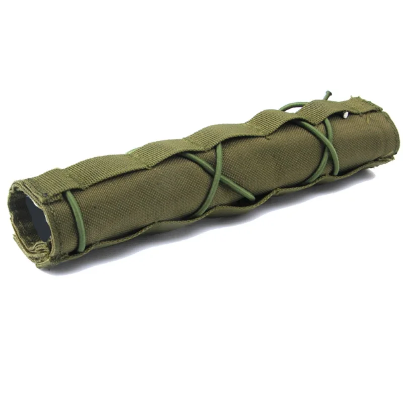 22cm Tactical Outdoor Airsoft Suppressor Cover Camouflage Airsoft Silencer Wrap Protective Case Barrel For Hunting Shooting