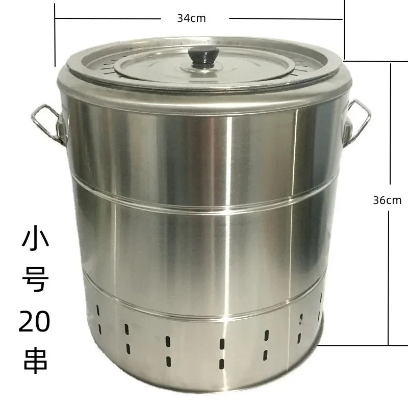 

Smokeless stew oven Environmentally friendly stainless steel barbecue oven Automatic hanging oven