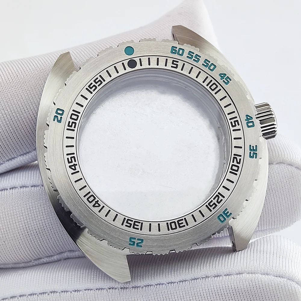 NH35 Case Sapphire Stainless Steel Abalone SKX007/SRPD Case Fits NH35/NH36 Movement Watch Parts Accessories 28.5mm Dial Case