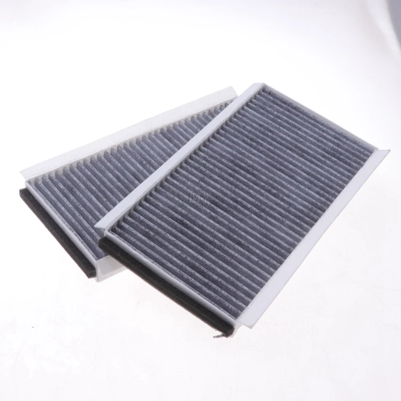 2PC64319171858 64316913505 Car Pollen Cabin Air Filter For BMW 5 6 Series Alpina B5 B6 E60 E61 E63 E64 520i 523i 525i 530i 535i