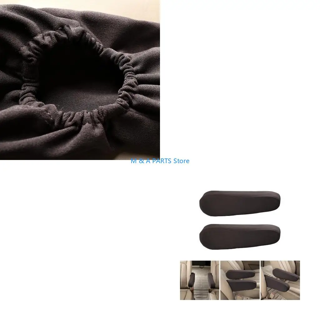 

U1JF Elastic Cloth Car Armrest Cover Dustproof Centre Console Armrest Protector Cover