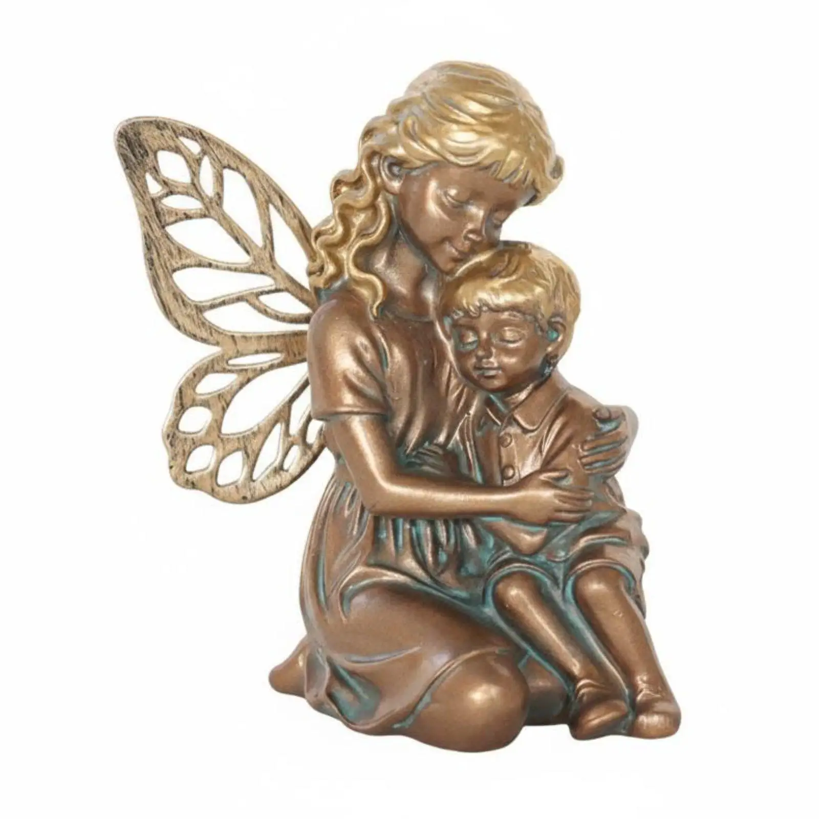 Copper Copper Fairy Decoration Lustrous Finish Home Decor Hand-Painted Look