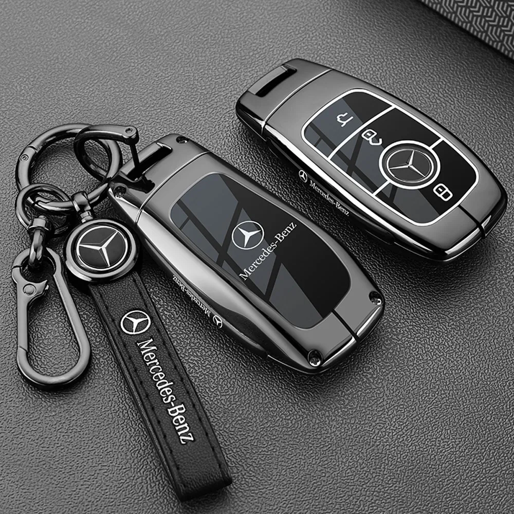 Suitable for Mercedes Benz E300L keycase C260L high-end feeling A200GLC300L buckle GLB220Gle450 shell GLA