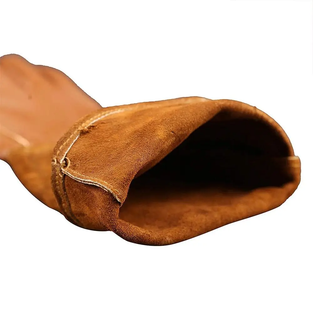 Long Tube Gardening Mitts Tool Safety Leather Pruning Gloves Thorn Proof Planting Gardening Gloves Garden