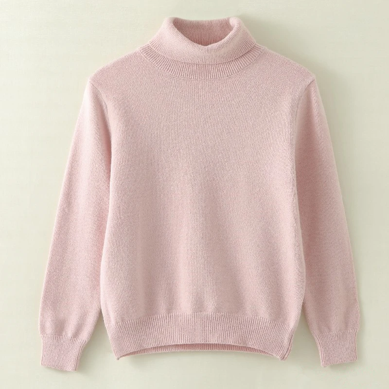 Children\'s Clothing Girls Cashmere Sweater Warm Pullover Tops Winter Kids\' turtleneck jacket Boy woollen Knitted Sweater