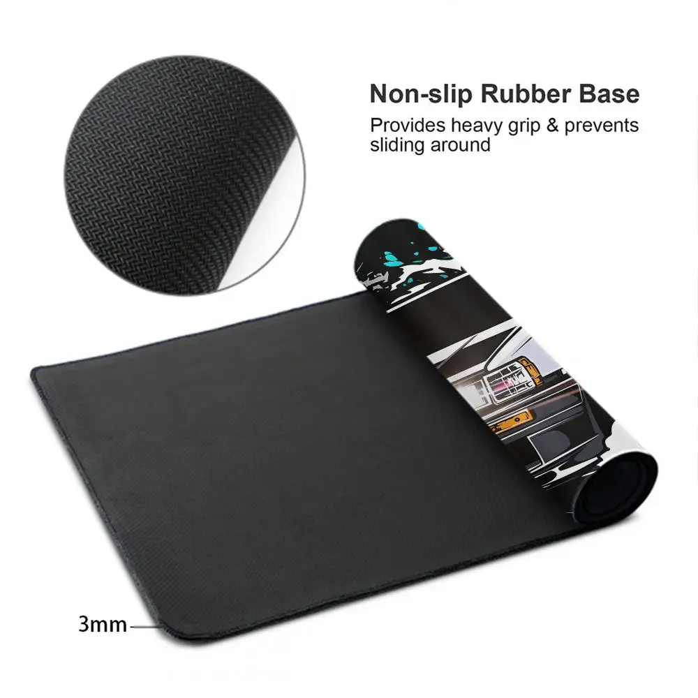 Initial D Mouse Pad Large Computer Mousepad Office 1000x500mm XXL Pc Gamer Non-slip Rubber Keyboard Deskmat
