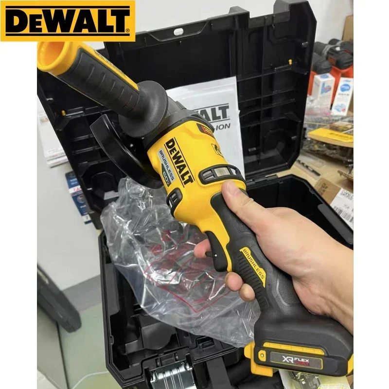 DEWALT DCG418 Angle Grinder With Kickback Brake Kit 125MM Brushless Cordless Angle Grinder Cutting Machine Power Tools DCG418B