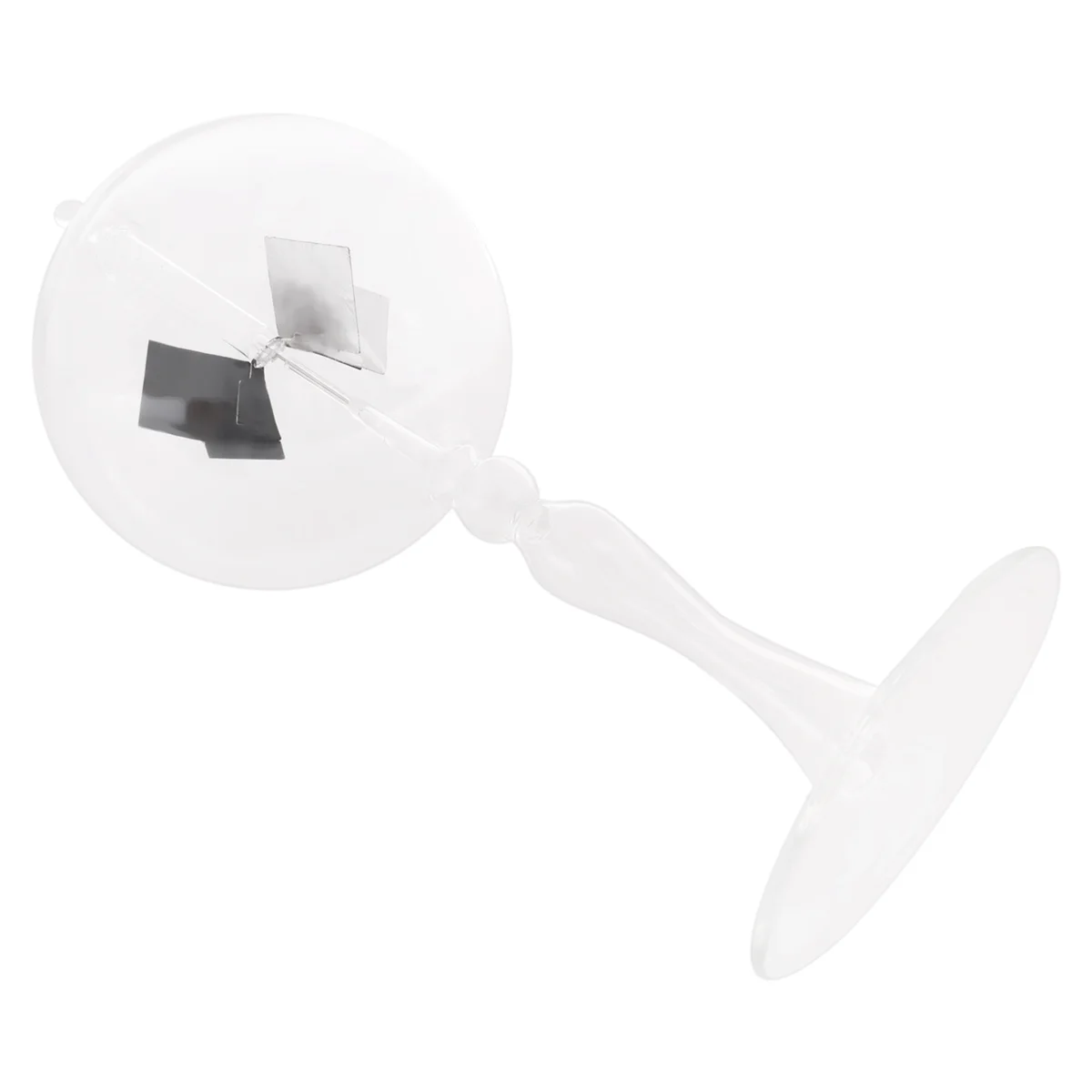 F-3C 20,5 cm Glas-Windmühle, solarbetrieben, Crookes Radiometer, Lichtmühle/pädagogisches Lehr- und Lernwerkzeug/Büro-Heimdekoration
