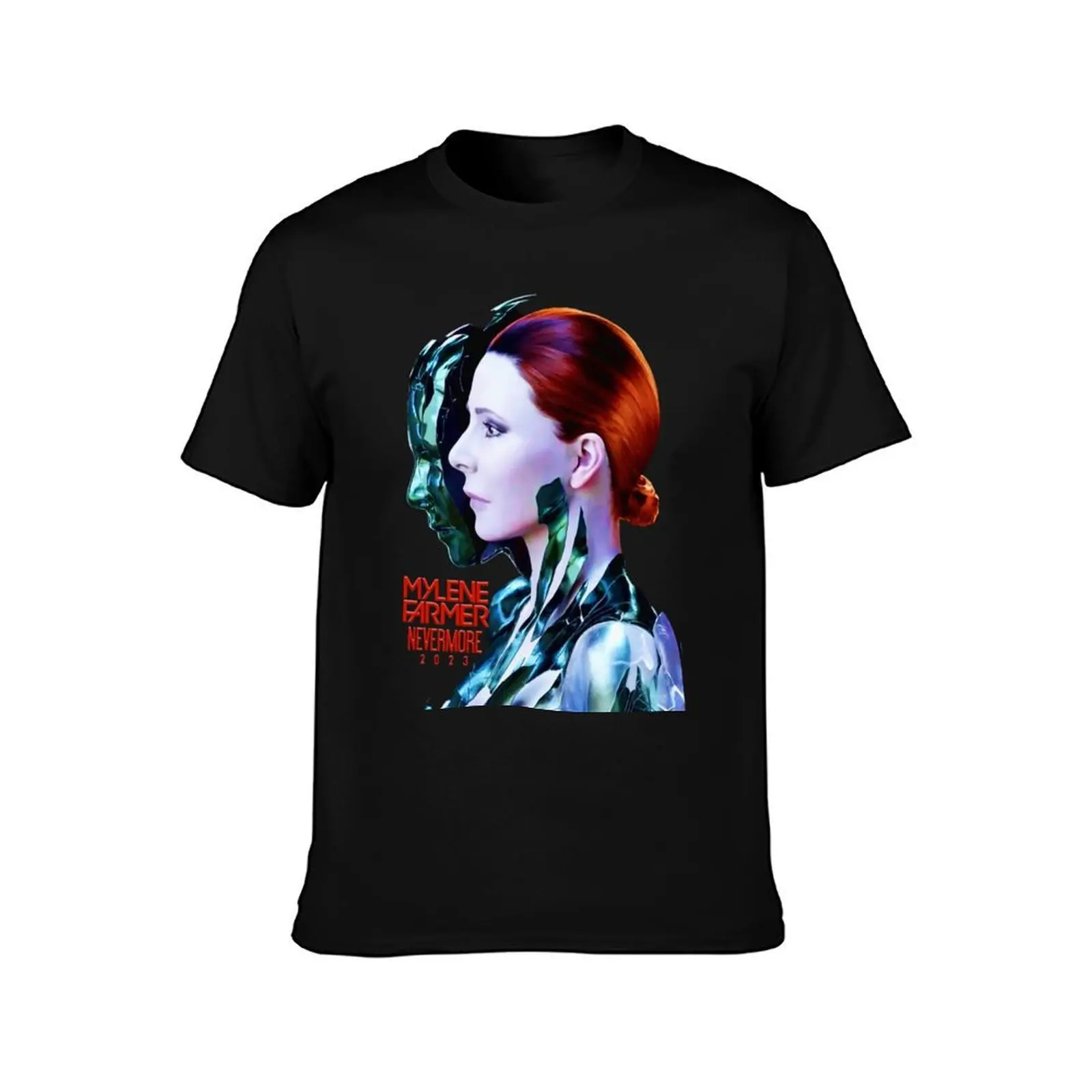 Mylene Farmer Nevermore 2023_L'Emprise_By_MusicArtFantasy-store T-Shirt, Summer Casual Cotton Tee, Oversized Streetwear Tops