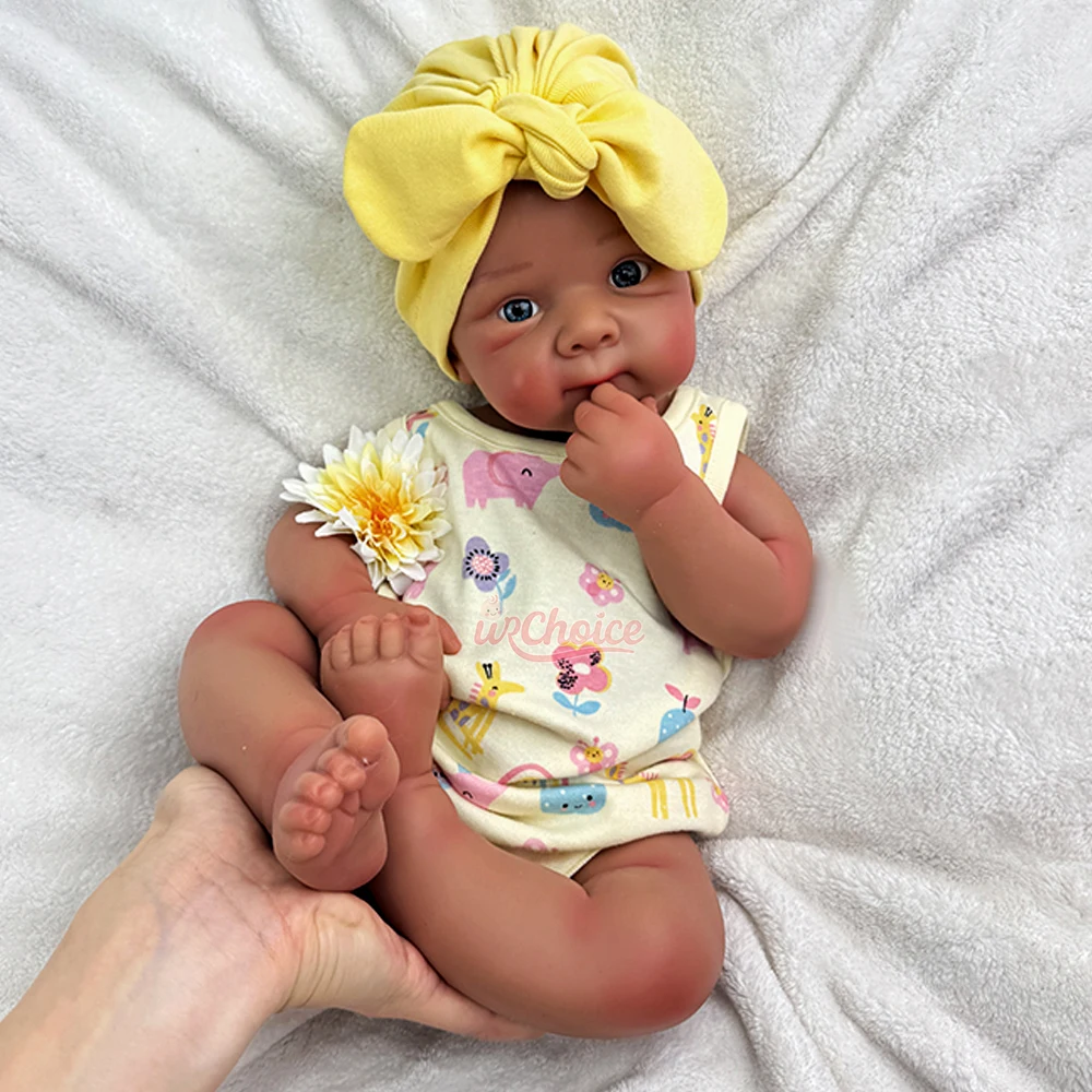 Bambole per bambini rinate in silicone fai da te realistiche da 48 cm Betty Bambole per neonati realistiche morbide e carine Bambole per bambini realistiche di vita reale