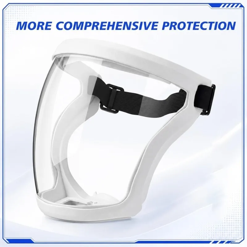 ABGH-For Grinding And Woodworking- Full Face Shields 4-Pack With Filter Pads Super Protective Design