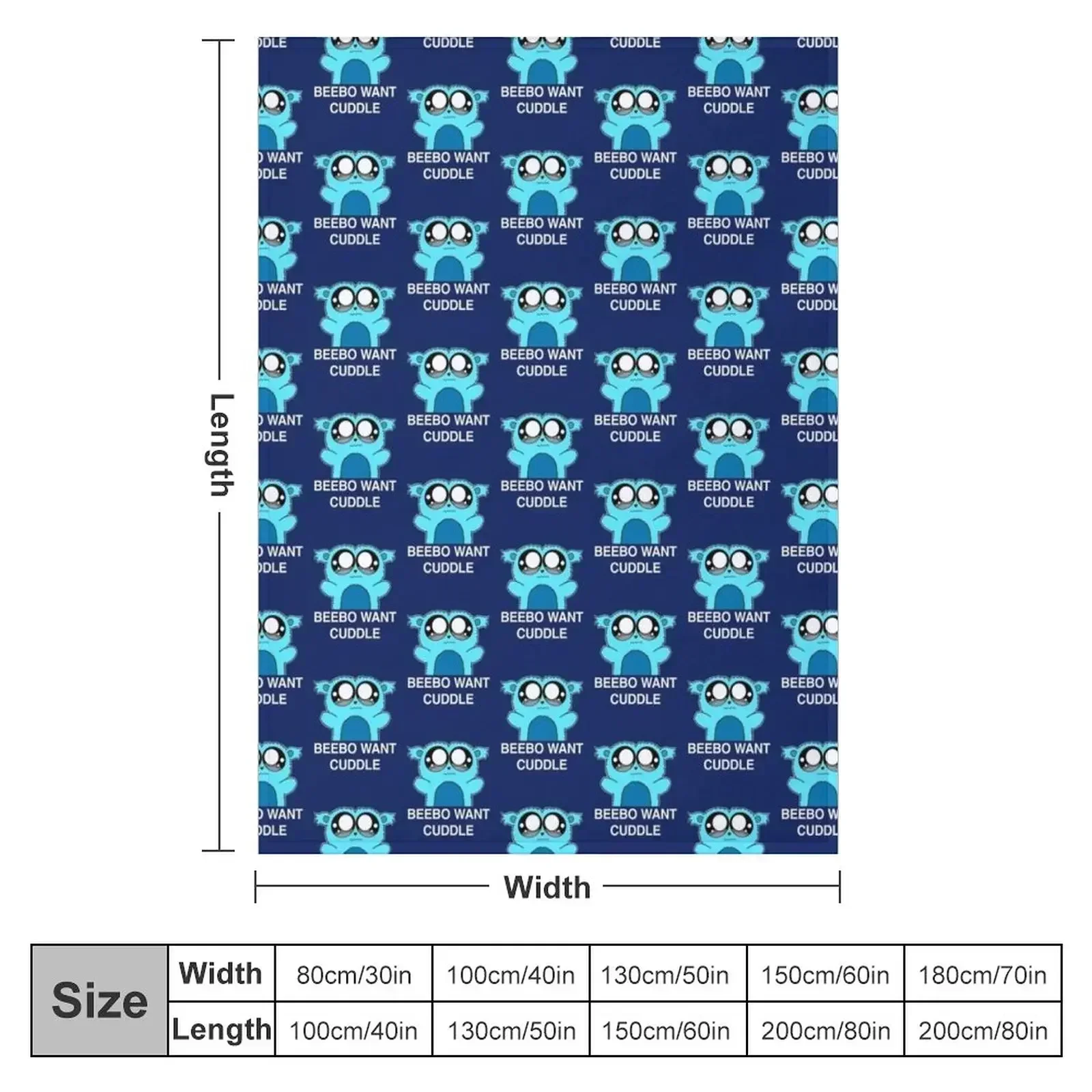 Beebo Want Cuddle Throw Blanket decorative Heavy Sleeping Bag Flannel Plush Kid'S Blankets