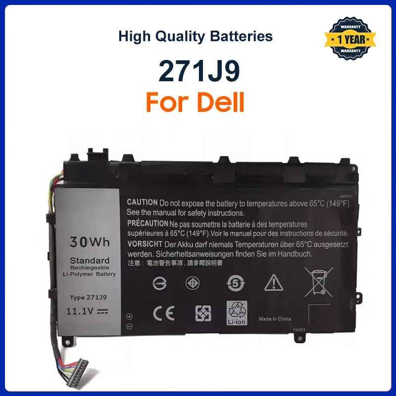 271J9 11.1V 30Wh Laptop Battery For Dell Latitude 13 7000 7350 GWV47 0GWV47 YX81V