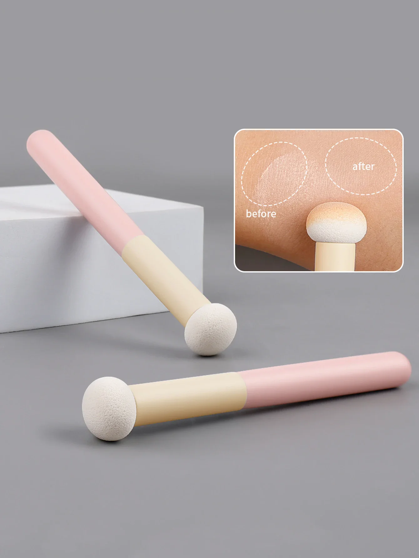 3pcs Multifunctional Makeup Lip Brush Concealer Brush Lipsticks Lip Smudging Concealer Cosmetic Soft Wet Dry Use Facial Tools