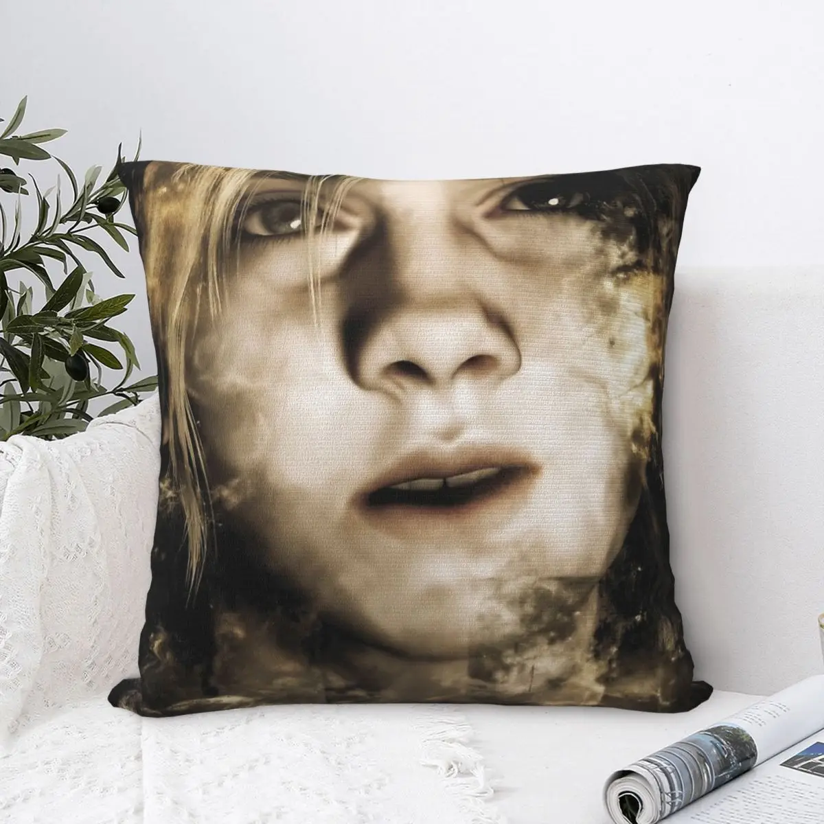 Laura Orphan's Chalk Scribbles In Silent Hill 2 Remake Pillowcase Cushion Cover Decorative Throw Pillow Case Cover Chair Square