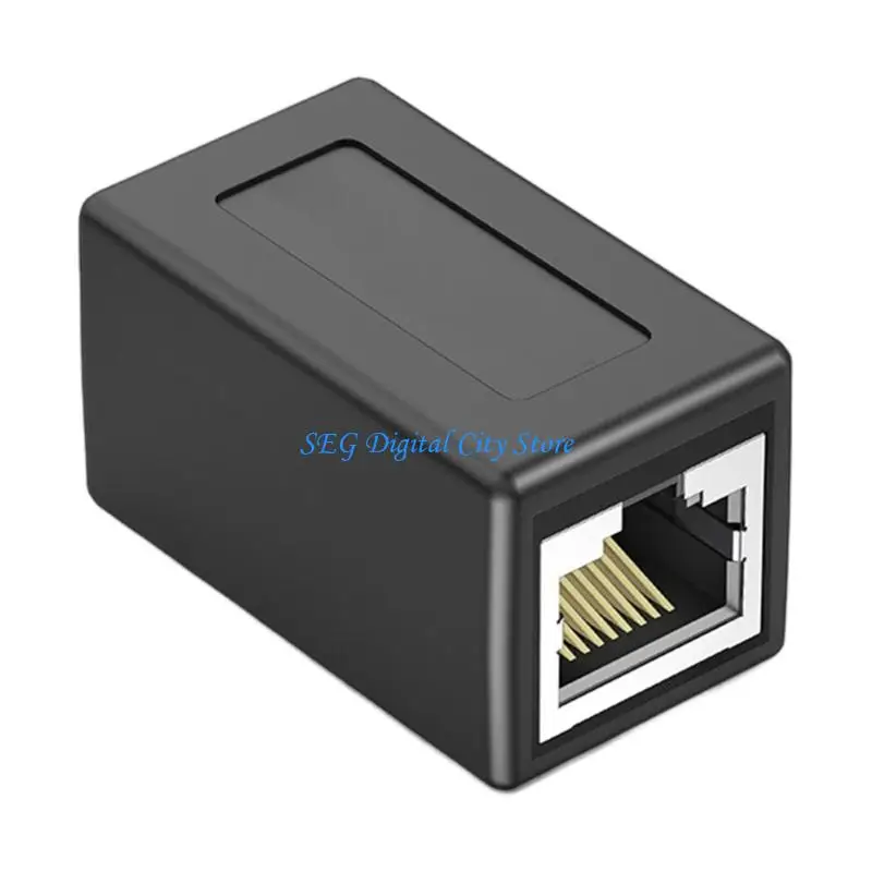 U75B Rj45 موصل أنثى إلى أنثى إيثرنت CAT6 مقرنة كابل الشبكة مضمنة موصل موسع محول سهلة التركيب