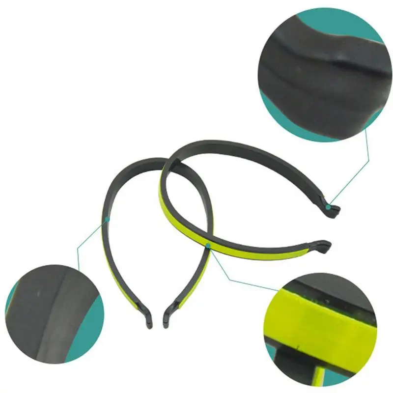 2pcs Reflective Trousers Bands Clips Strap Bike Bicycle Ankle Leg Bind Bandage Bicycle Pant Bands Clips Straps Protector
