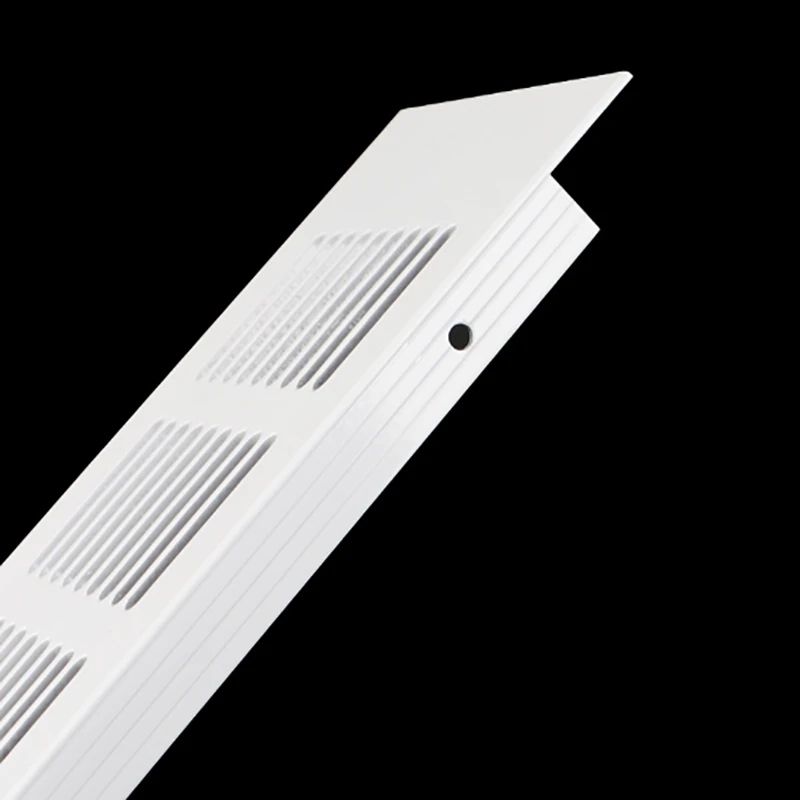 1Pcs White Length100-800mm Aluminum Alloy Cabinet Air Vent Decor Cover Closet Shoe Wardrobe Mesh Hole Cover Hardware Accessorie