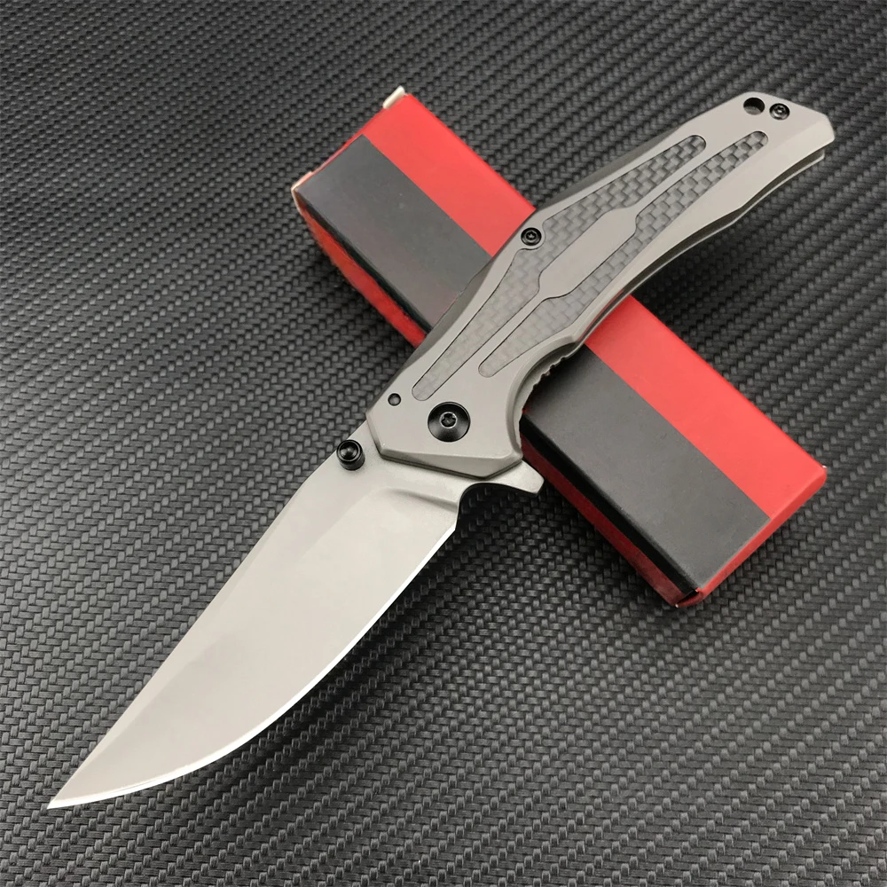 

Military Ks 8300 Folding Pocket Knife 3.34'' 8Cr13Mov Blade Ergonomic Handle Hunting Fishing Camping Flipper Multi Knives Tool