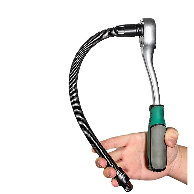 Flexible Socket Ratchet Wrench Extension Bar Motorcycle Car Repair Tool 1/2Inch Driver Socket Extension Bar Wrench Extension Rod
