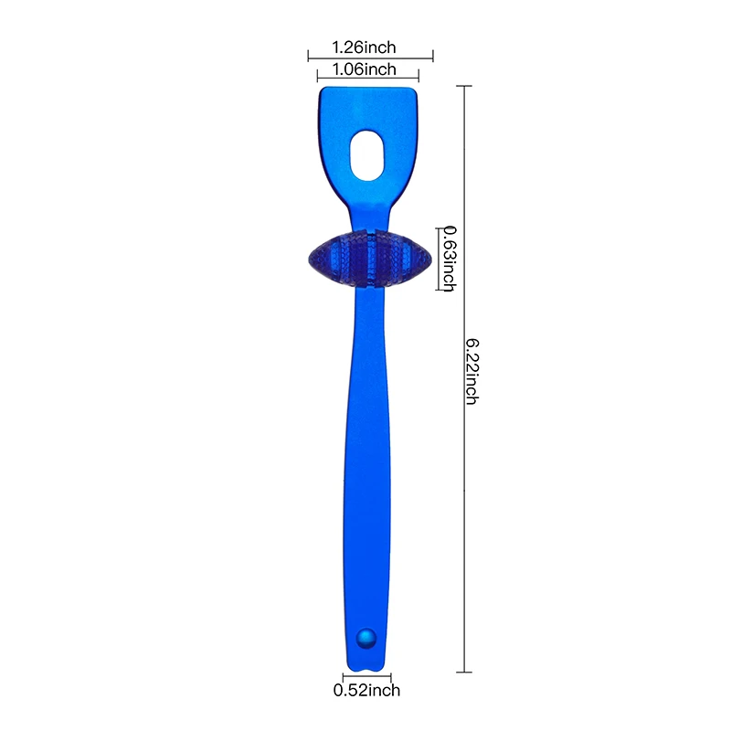 4PCS/set Tongue Muscle Trainer for Adults Kids Mouth Muscle Rehabilitation Training Plastic Lip Tongue Training Spoon Talk Aid