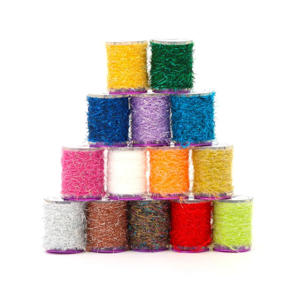 1/14Spools Erstellen Sie Bessere Beine! Straggle Legs Fliegenbinde-Material für Realistische Insekten-/Nymphen-Imitation, Ultrafeiner Kern, 14 Farben – Detail 8