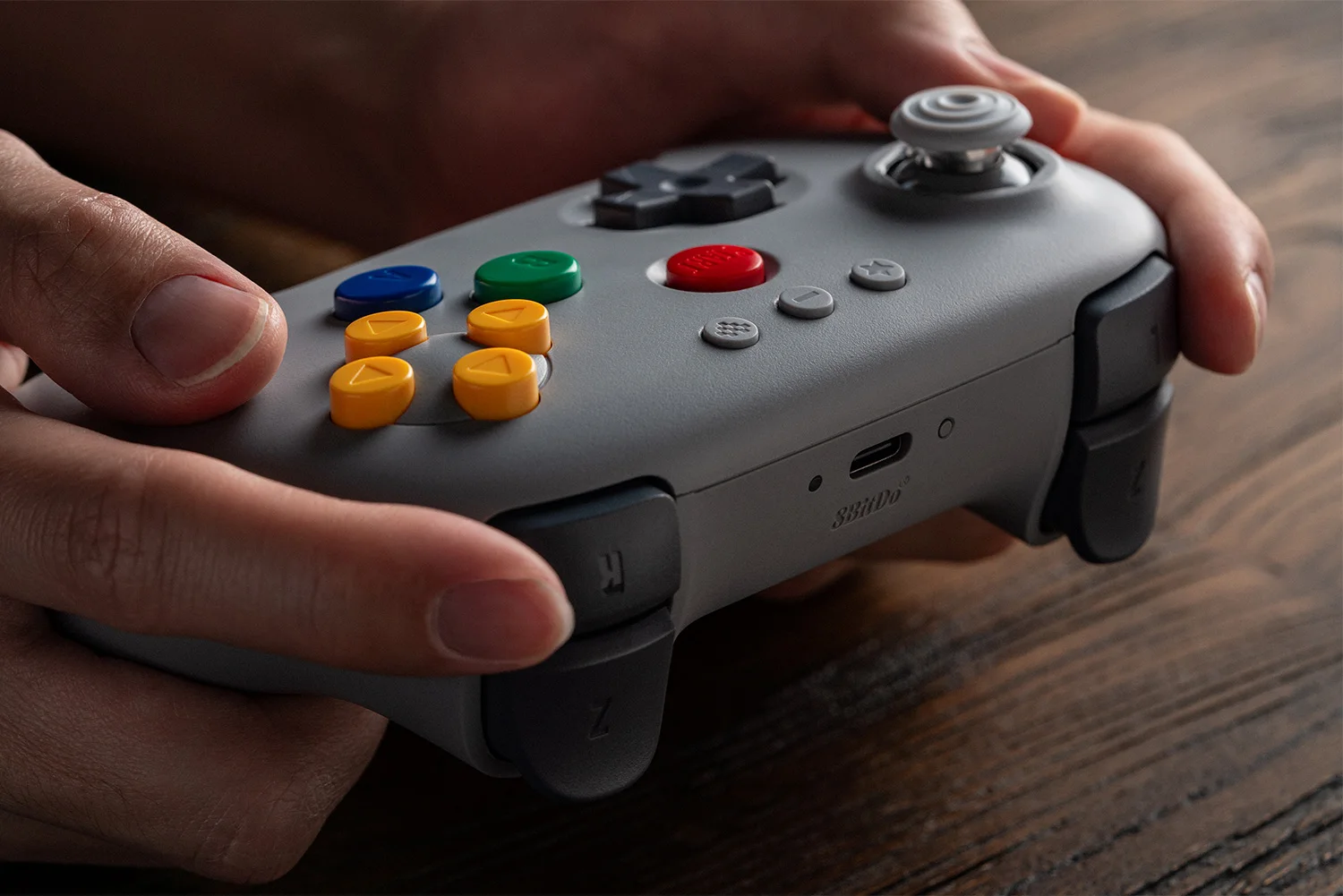 8BitDo N64 Bluetooth-Controller mit Hall-Effekt-Joysticks für Analogue 3D, Switch, Switch 2, Windows, Android Spielezubehör – Detail 12