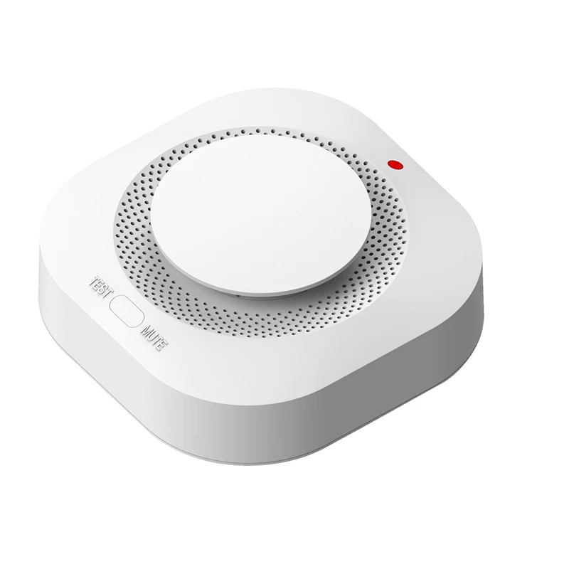 Ceiling-mounted Smoke Detector Fire Independent Accessory 433M Wireless Alarm 360° All-round Detection