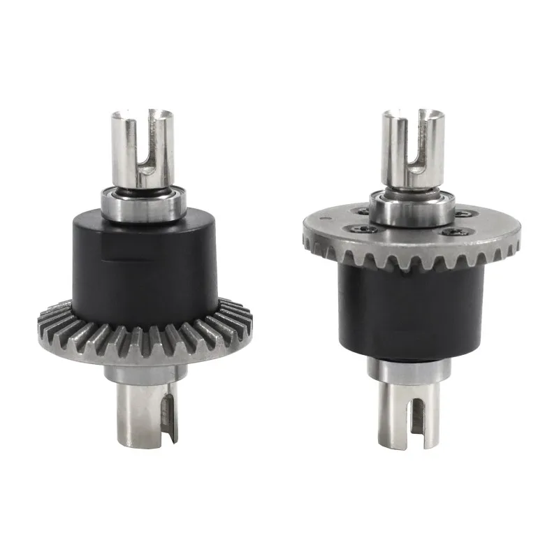 AS96-2Pcs Front And Back Differential Diff Set 144001-1309 For Wltoys 104001 1/10 RC Car Spare Parts Upgrade Accessories